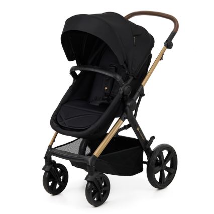 KINDERKRAFT - Combinatiekinderwagen 3in1 MOOV 2 Pure zwart + autostoel MINK PRO