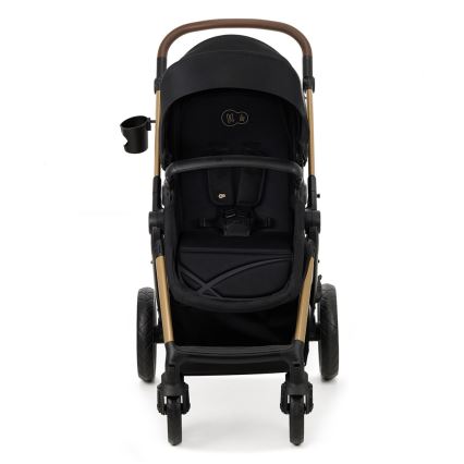 KINDERKRAFT - Combinatiekinderwagen 3in1 MOOV 2 Pure zwart + autostoel MINK PRO