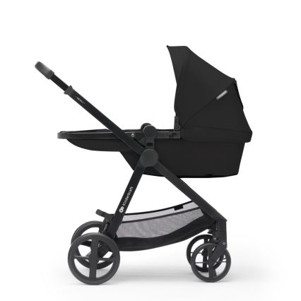 KINDERKRAFT - Combinatiekinderwagen 3in1 NEWLY Klassiek zwart  + autostoel MINK PRO