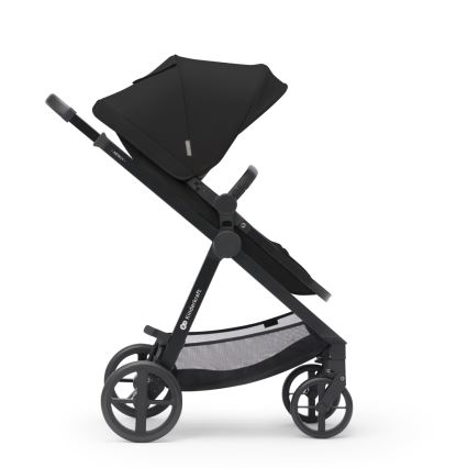 KINDERKRAFT - Combinatiekinderwagen 3in1 NEWLY Klassiek zwart  + autostoel MINK PRO