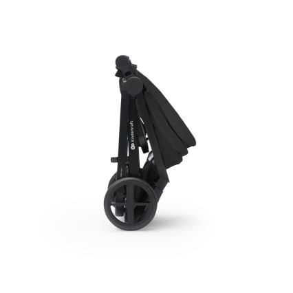 KINDERKRAFT - Combinatiekinderwagen 3in1 NEWLY Klassiek zwart  + autostoel MINK PRO