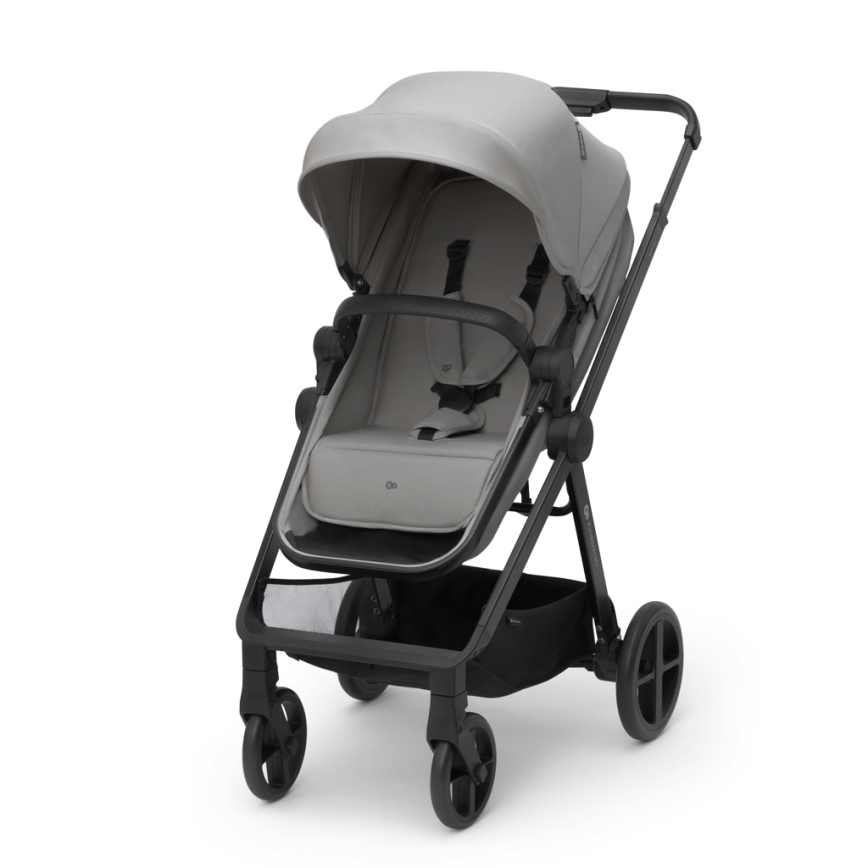 KINDERKRAFT - Combinatiekinderwagen 3in1 NEWLY Moonlight grijs  + autostoel MINK PRO