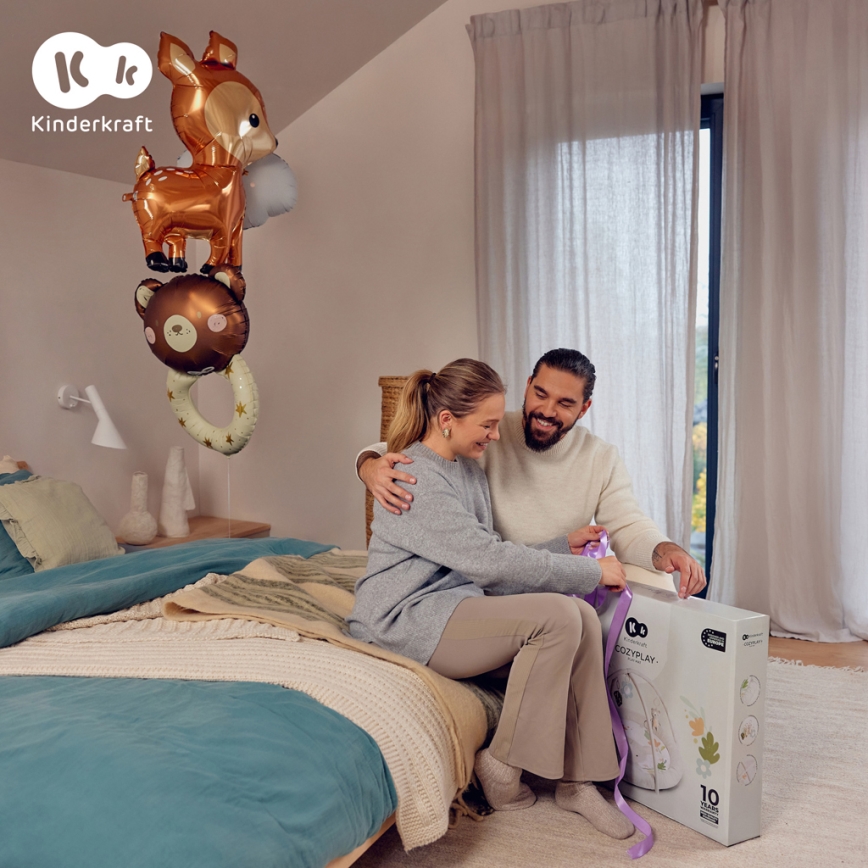 KINDERKRAFT - COZYPLAY speelkleed voor kinderen, grijs