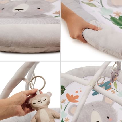 KINDERKRAFT - COZYPLAY speelkleed voor kinderen, grijs