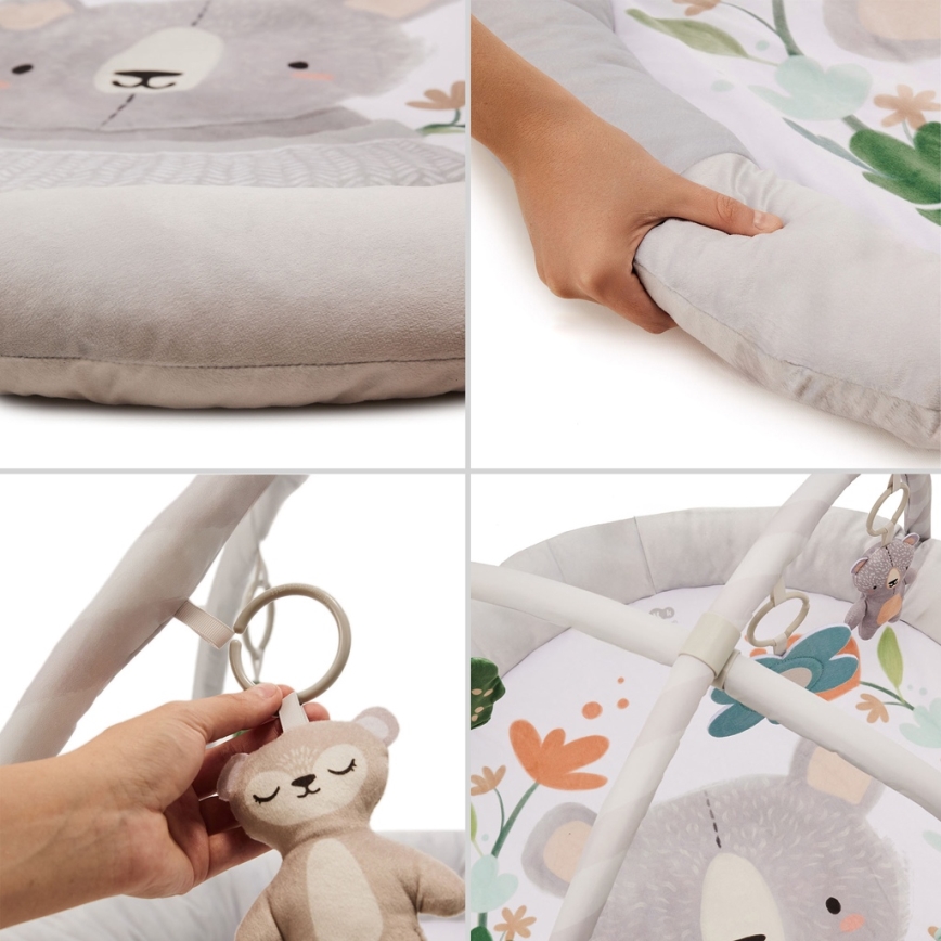 KINDERKRAFT - COZYPLAY speelkleed voor kinderen, grijs