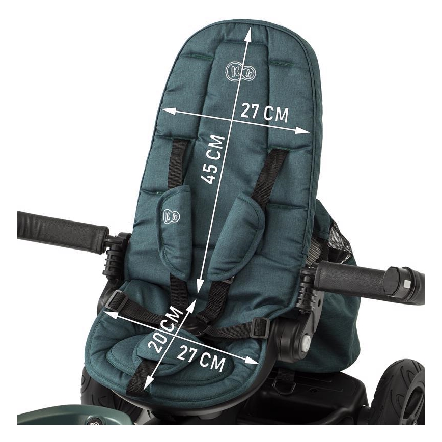KINDERKRAFT - Driewieler voor Kinderen 5v1 EASYTWIST groen/zwart