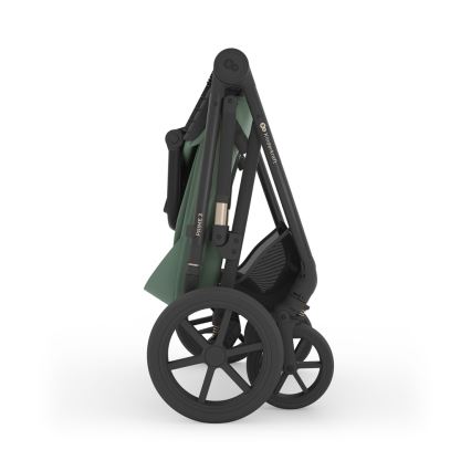 KINDERKRAFT - Gecombineerde 3-in-1 kinderwagen PRIME 3 Donkergroen