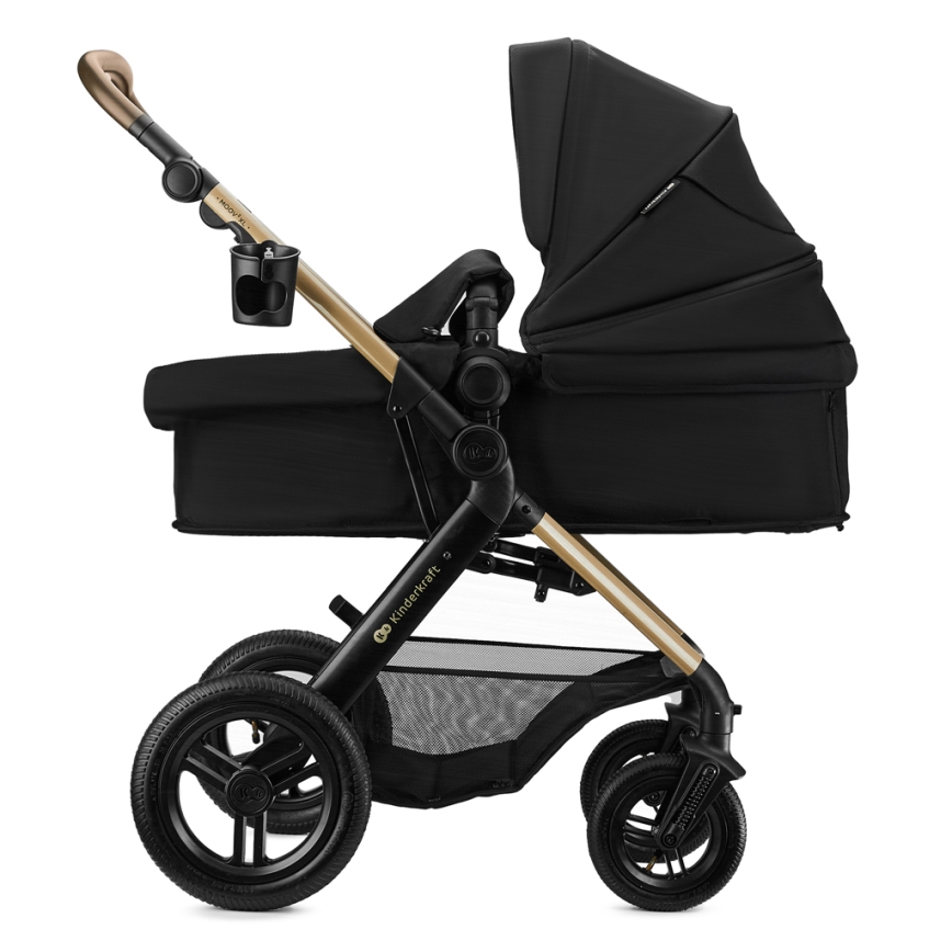 KINDERKRAFT - Gecombineerde kinderwagen 3-in-1 MOOV 2 XL Air Black
