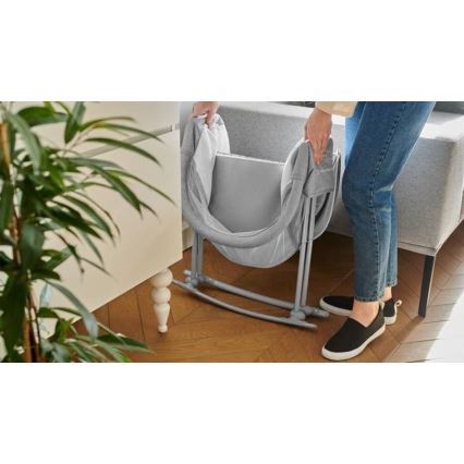 KINDERKRAFT - Grijs Babybedje 3in1 LOVI