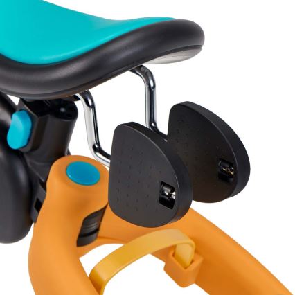 KINDERKRAFT - Kinder duwfiets 3in1 4TRIKE geel/turquoise