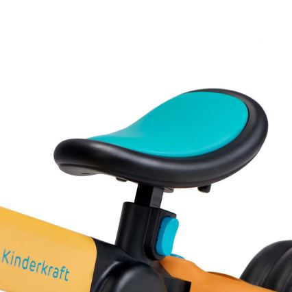 KINDERKRAFT - Kinder duwfiets 3in1 4TRIKE geel/turquoise