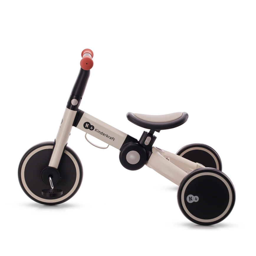 KINDERKRAFT - Kinder duwfiets 3in1 4TRIKE grijs