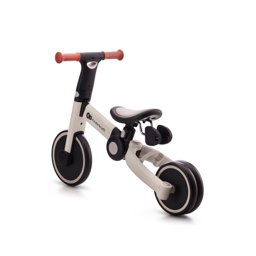 KINDERKRAFT - Kinder duwfiets 3in1 4TRIKE grijs