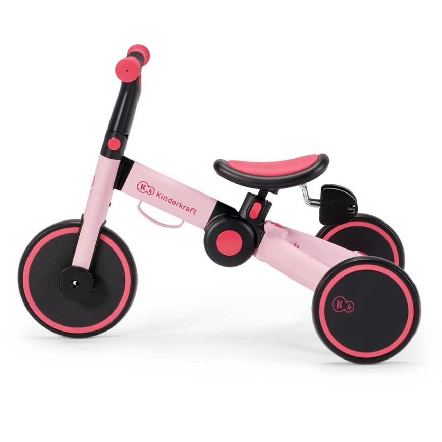 KINDERKRAFT - Kinder duwfiets 3in1 4TRIKE roze