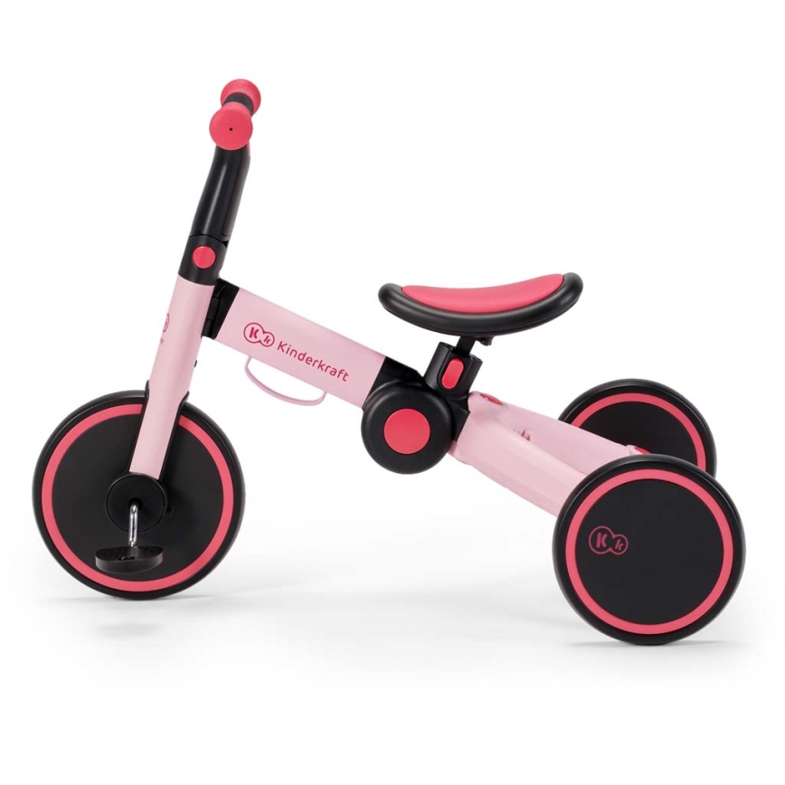 KINDERKRAFT - Kinder duwfiets 3in1 4TRIKE roze