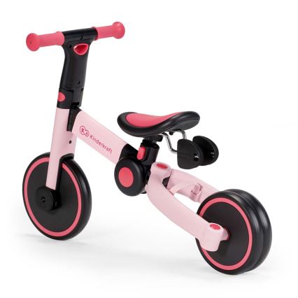 KINDERKRAFT - Kinder duwfiets 3in1 4TRIKE roze
