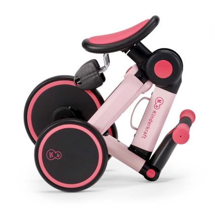KINDERKRAFT - Kinder duwfiets 3in1 4TRIKE roze