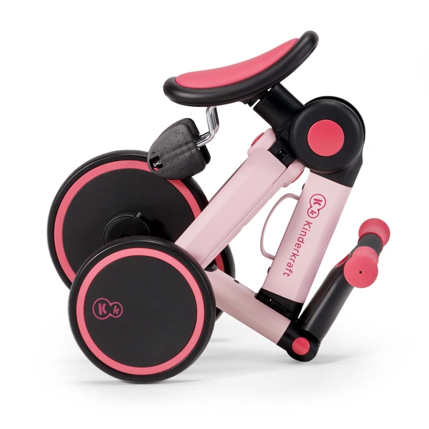 KINDERKRAFT - Kinder duwfiets 3in1 4TRIKE roze