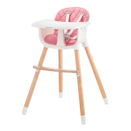 KINDERKRAFT - Kinder eetstoel 2v1 SIENNA beuken/roze