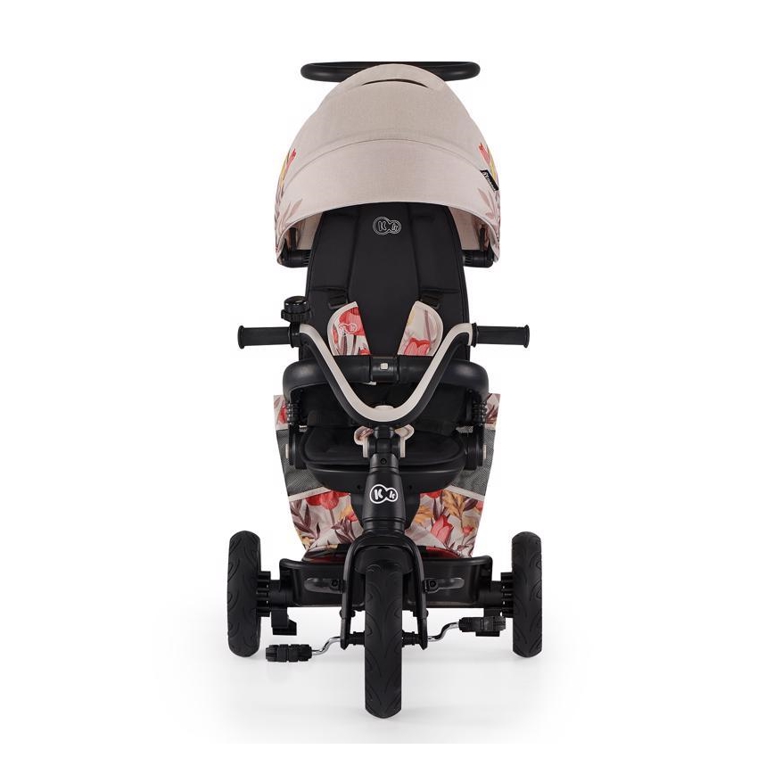 KINDERKRAFT - Kinderdriewieler 5in1 EASYTWIST beige/zwart