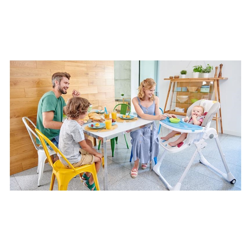 KINDERKRAFT - Kindereetkamerstoel YUMMY beige/wit