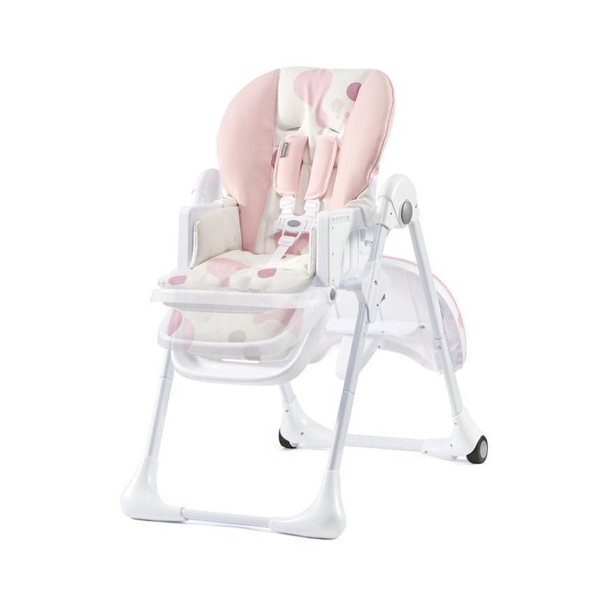 KINDERKRAFT - Kindereetkamerstoel YUMMY roze/wit