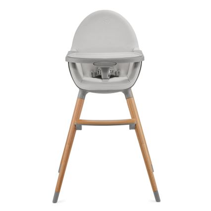 KINDERKRAFT - Kinderstoel 2-in-1 FINI2 beuken/grijs
