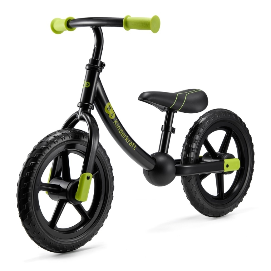 KINDERKRAFT - Loopfiets 2WAY NEXT zwart