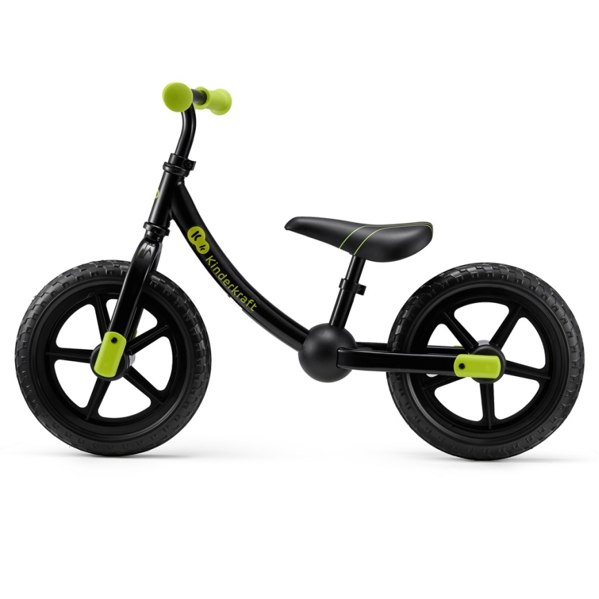 KINDERKRAFT - Loopfiets 2WAY NEXT zwart