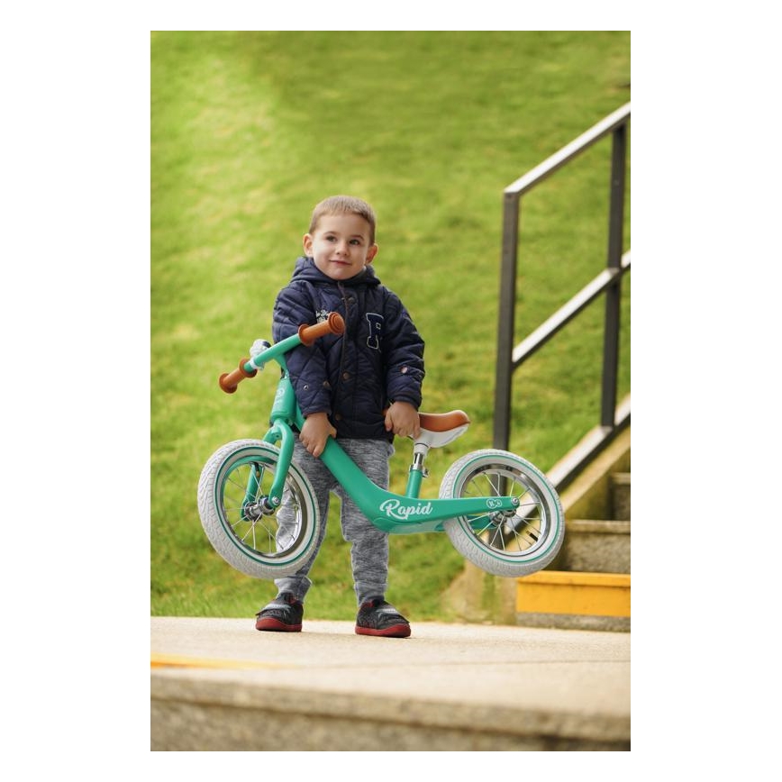 KINDERKRAFT - Loopfiets RAPID turkoois