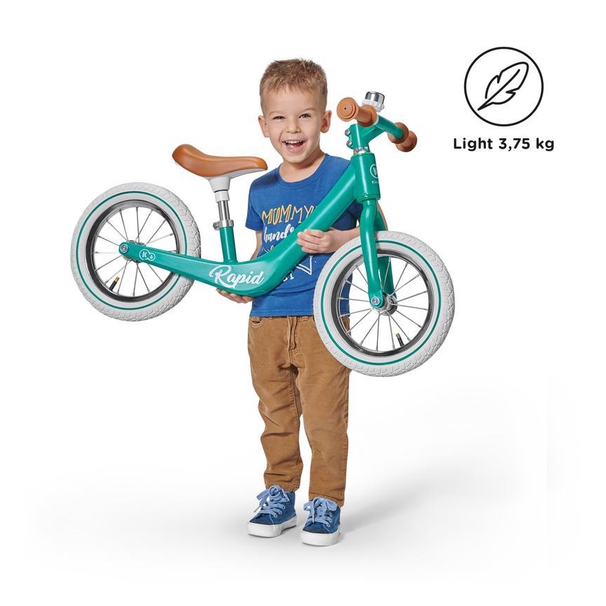 KINDERKRAFT - Loopfiets RAPID turkoois