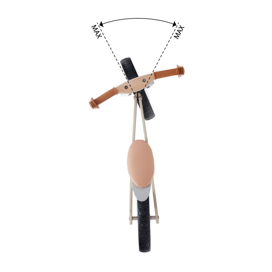 KINDERKRAFT - Loopfiets RUNNER grijs