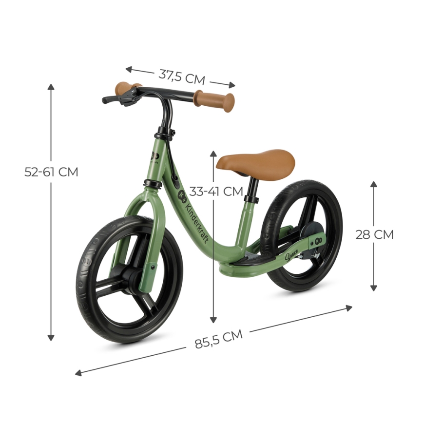 KINDERKRAFT - Loopfiets SPACE groen