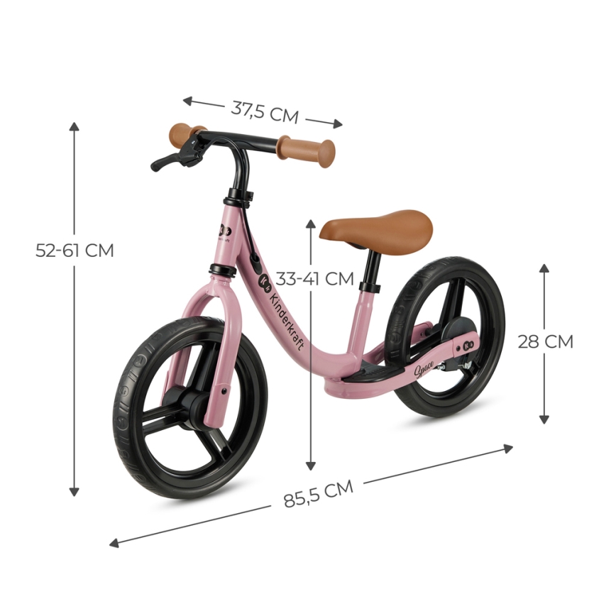 KINDERKRAFT - Loopfiets SPACE roze