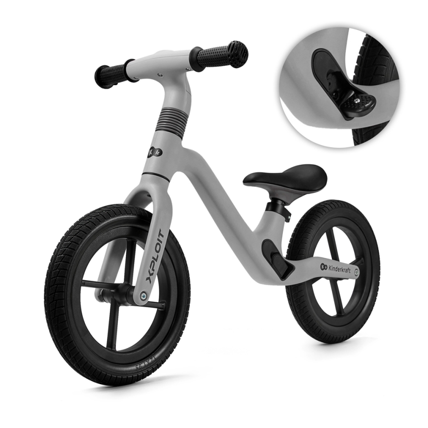 KINDERKRAFT - Loopfiets XPLOIT Moonstone zilver