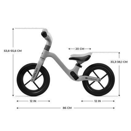 KINDERKRAFT - Loopfiets XPLOIT Moonstone zilver