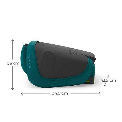 KINDERKRAFT - Opvouwbare autostoel UNITY 2 i-Size 100-150 cm turkoois