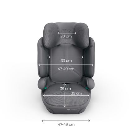 KINDERKRAFT - Opvouwbare autostoel XPAND 2 PRO 100-150 cm grijs