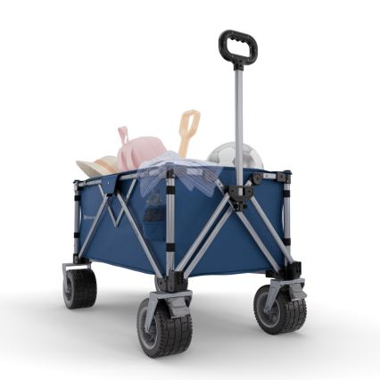 KINDERKRAFT - Opvouwbare transportwagen WAGON ROLLSTER, blauw