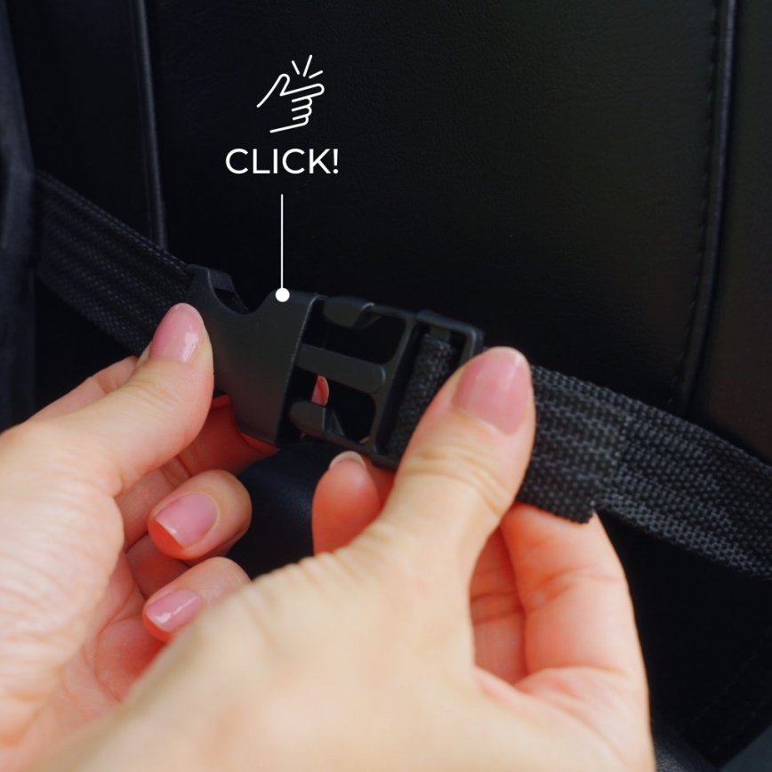 KINDERKRAFT - Organizer voor in de auto, zwart