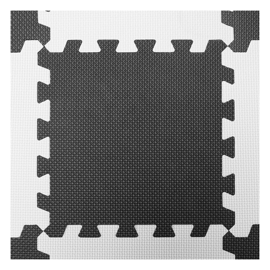 KINDERKRAFT - Puzzel van schuimrubber LUNO 30pcs zwart/wit