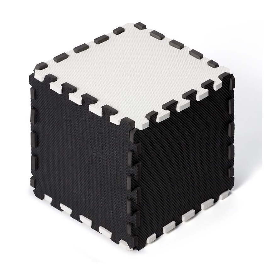 KINDERKRAFT - Puzzel van schuimrubber LUNO 30pcs zwart/wit