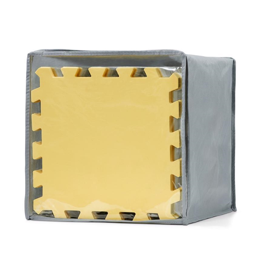 KINDERKRAFT - Puzzel van schuimrubber LUNO 30stuks grijs/geel