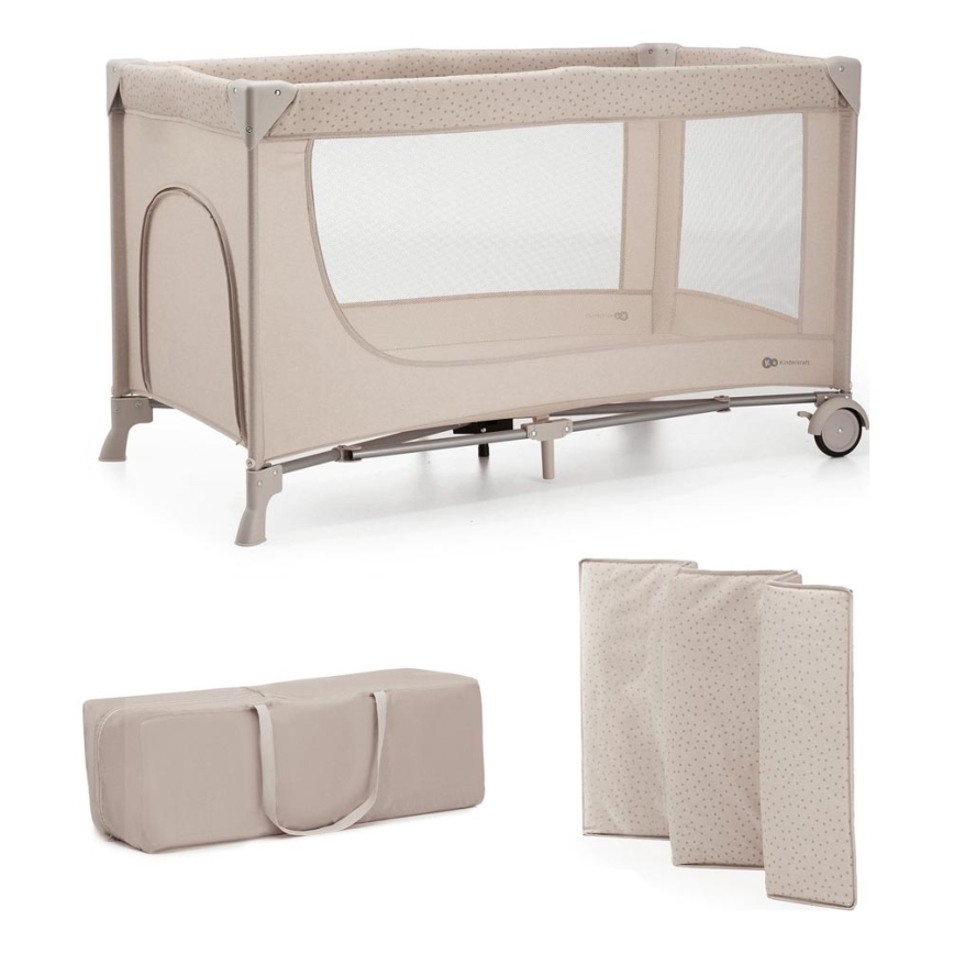 KINDERKRAFT - Reisbedje JOY 2 beige