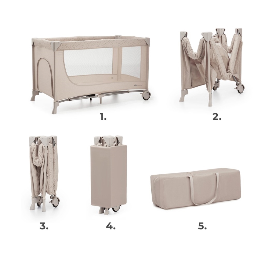 KINDERKRAFT - Reisbedje JOY 2 beige