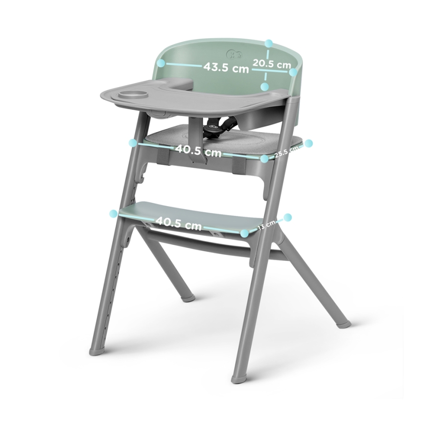 KINDERKRAFT SELECT - Kinderstoel 3-in-1 LIVY Premium Olijfgroen
