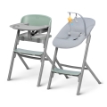KINDERKRAFT SELECT - 3-in-1 kinderstoel LIVY Premium olijfgroen + wipstoel CALMEE