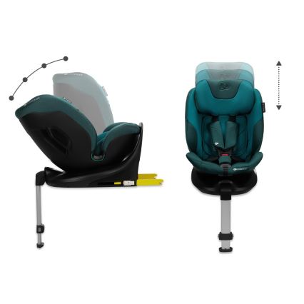 KINDERKRAFT SELECT - Autostoel met draaibare I-FIX (40-150 cm) Harbor blue