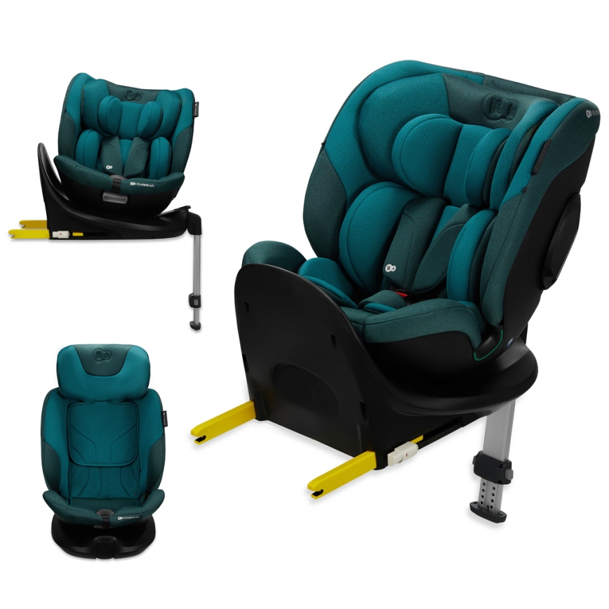 KINDERKRAFT SELECT - Autostoel met draaibare I-FIX (40-150 cm) Harbor blue