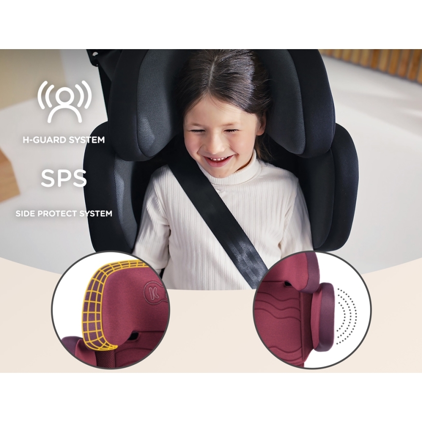 KINDERKRAFT SELECT - Autostoel XPAND 2 i-Maat (100-150 cm) Premium Cherry pearl